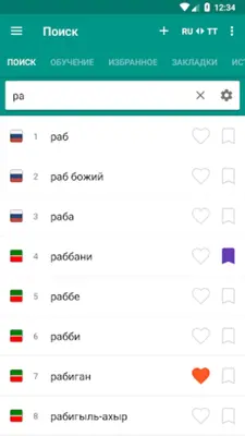 Русско-татарский словарь android App screenshot 4